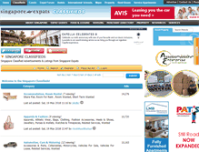 Tablet Screenshot of classifieds.singaporeexpats.com